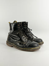 Dr. Martens Black Leather 8-Eye Lace Up Boots - EU42