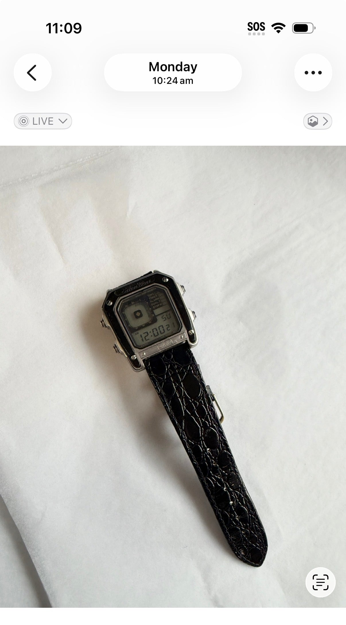 Vintage Seiko G757-500 Digital 'Silverwave' Watch