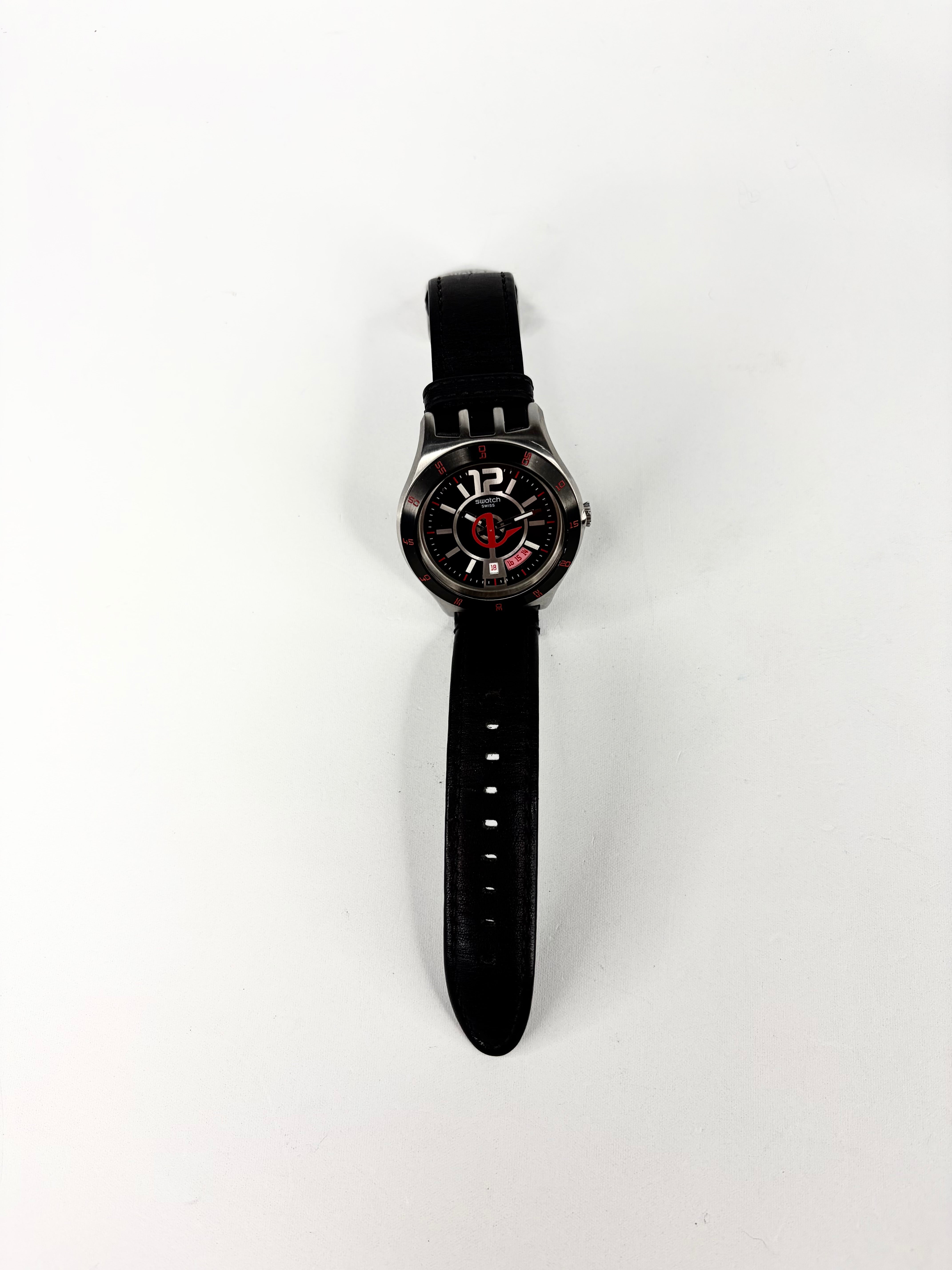 Swatch Irony Big Black Dial with Arabic Numerals
