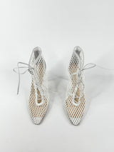 Scanlan Theodore White Mesh Booties NWT - EU41
