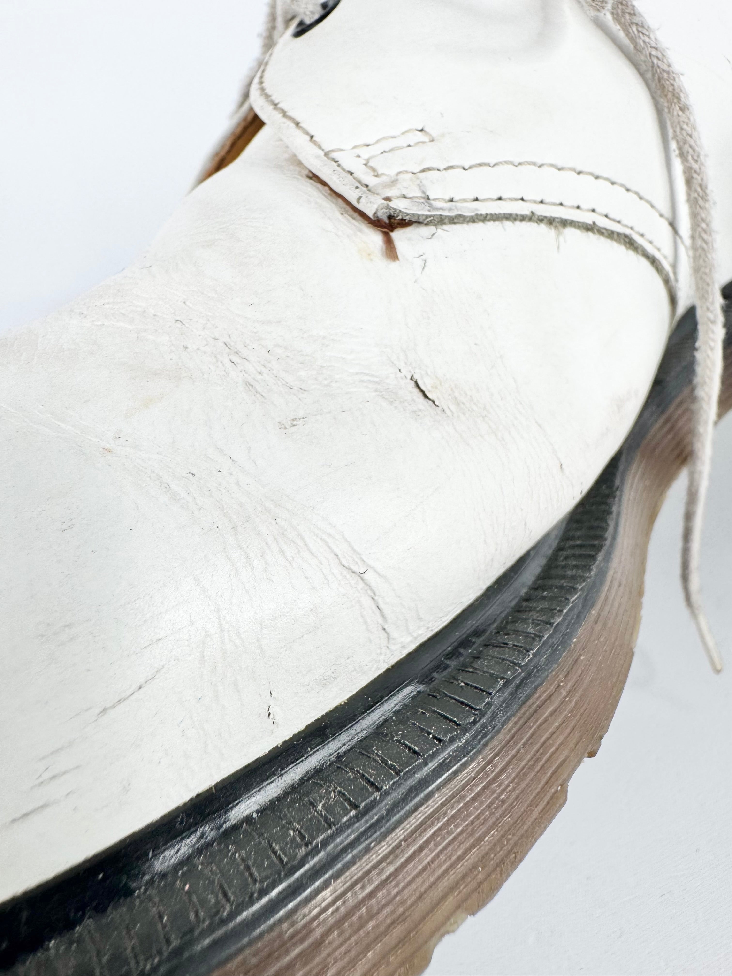 Dr. Martens 1461 White Smooth Leather Shoes - EU42