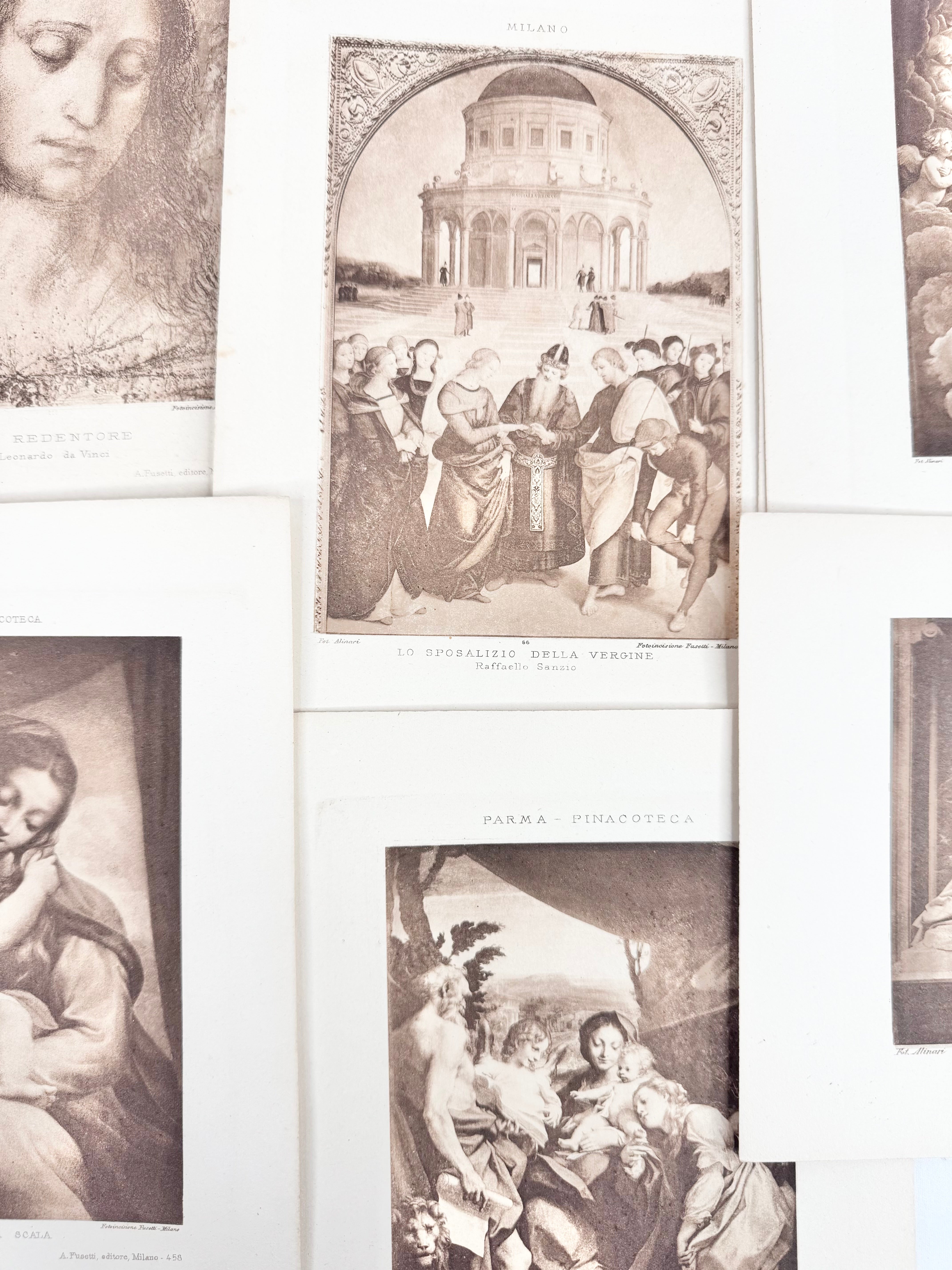 Arte Italiana Vintage Box of Prints