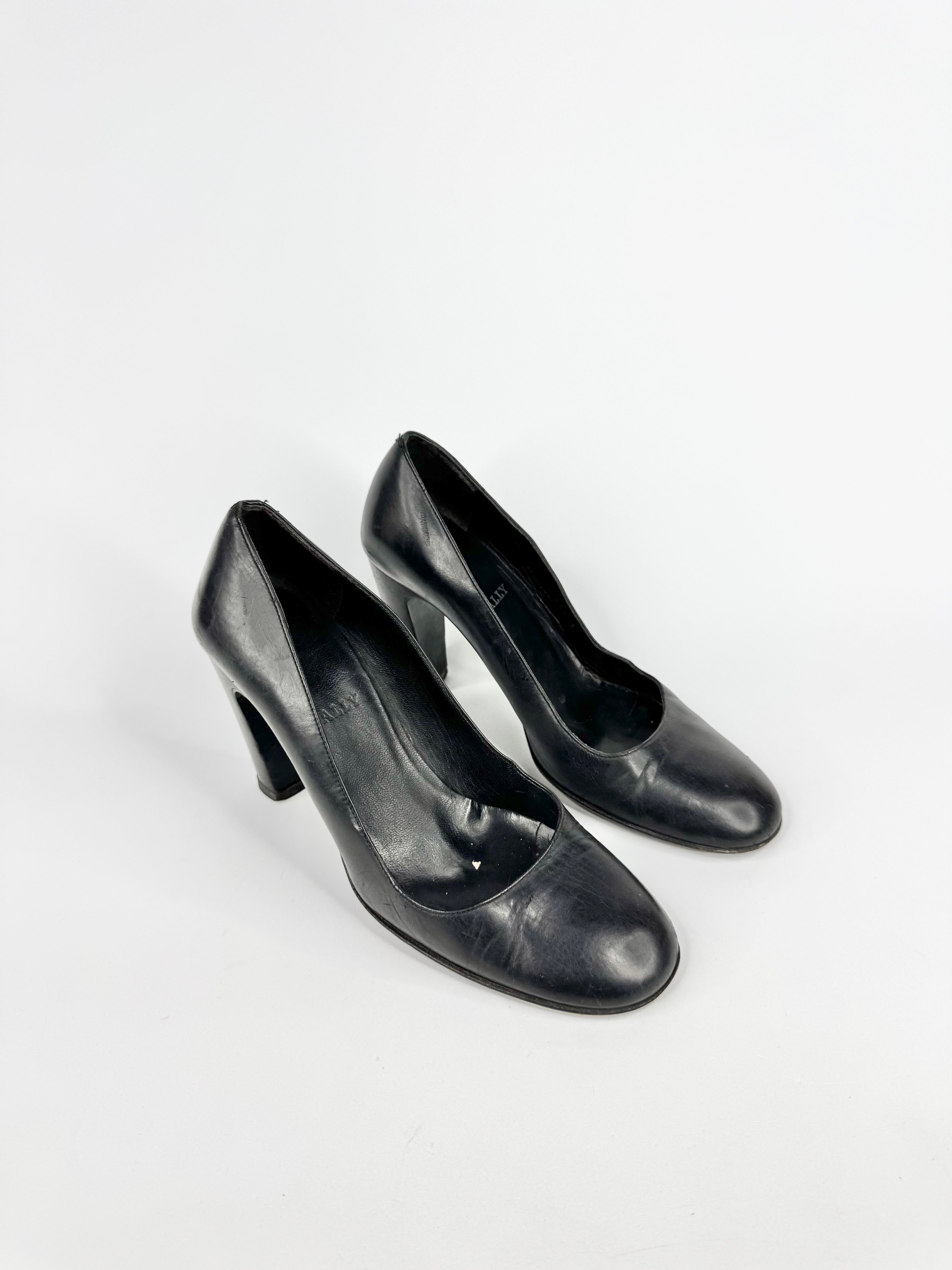 Vintage Bally Black High Heels - EU37