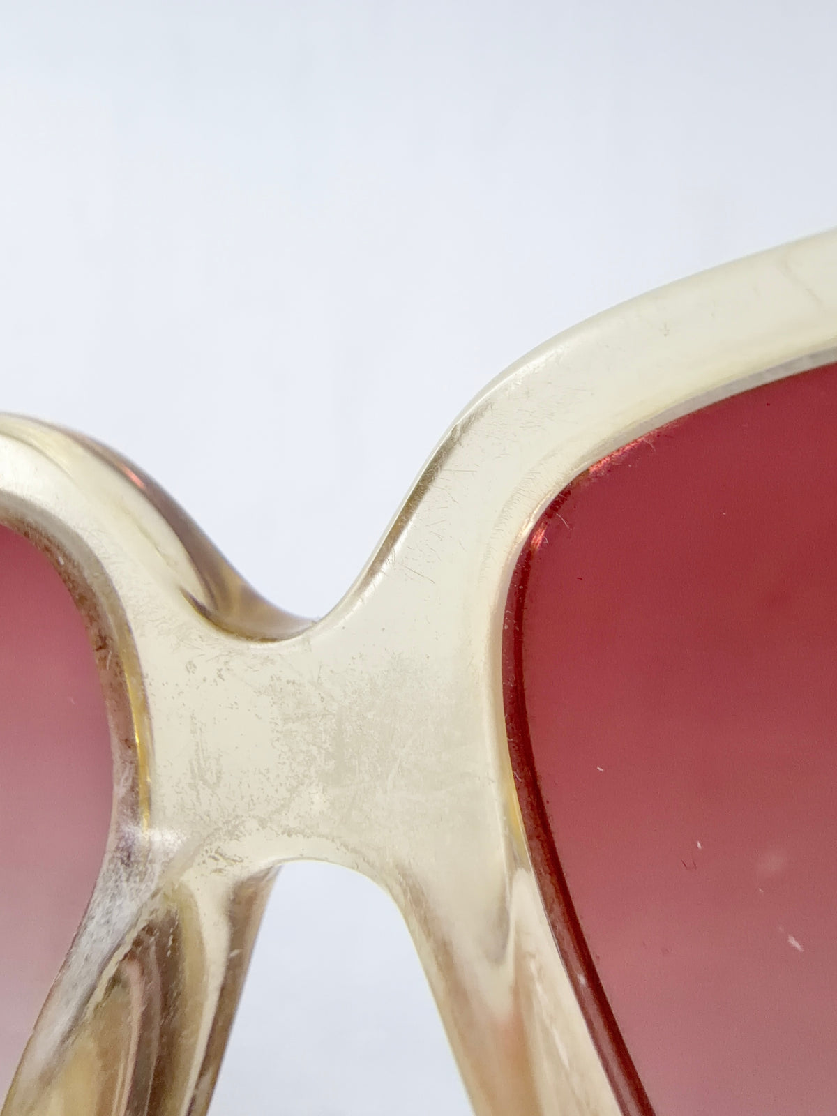 3.1 Philip Lim Sheer Yellow Retro Style Sunglasses