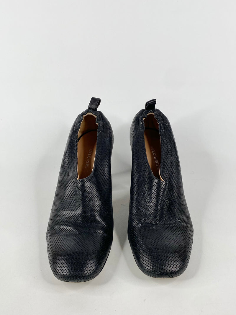 Conflict of Interest Black Leather Pumps - EU41