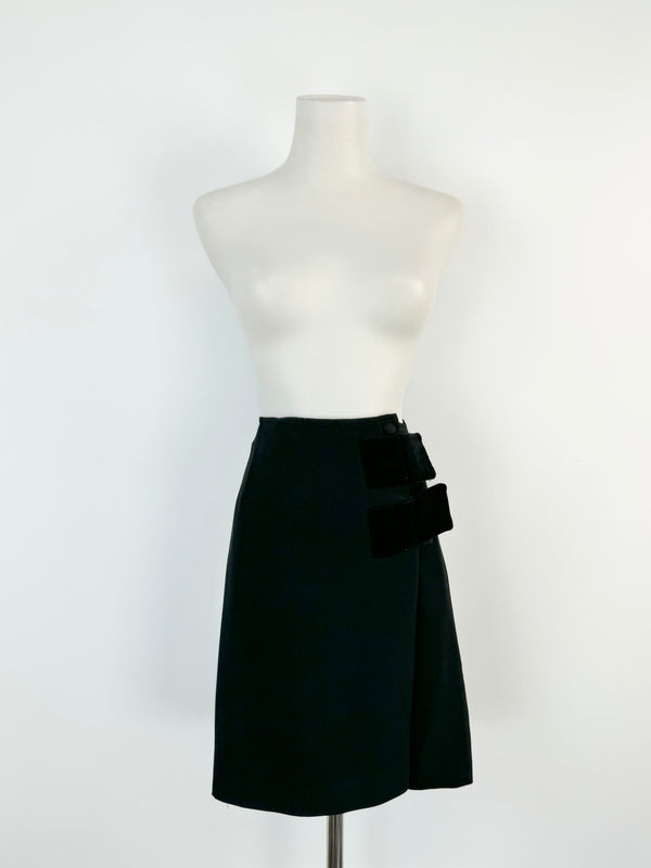 Moschino Cheap & Chic Black Mini Skirt - AU12