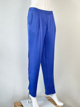 Oroton Royal Blue Silk Pant - AU8