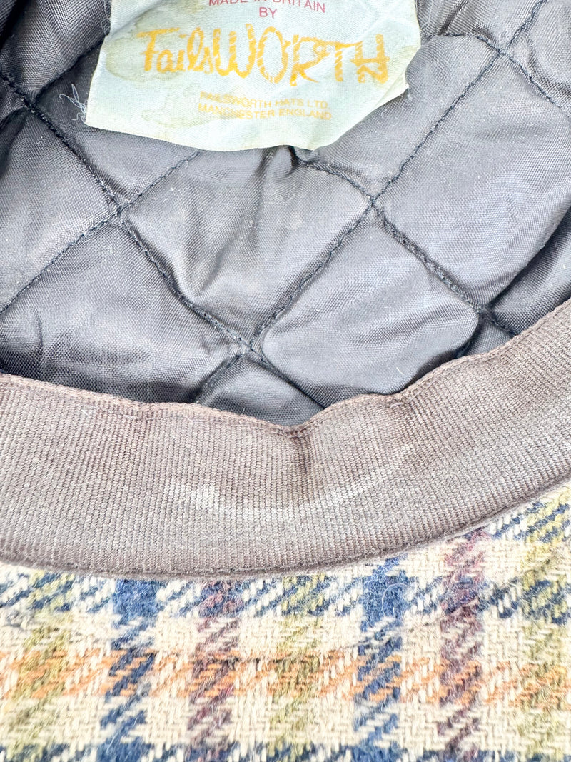 Vintage Failsworth Plaid Flat Cap