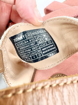 Tommy Hilfiger Coral Pink Espadrilles - EU36