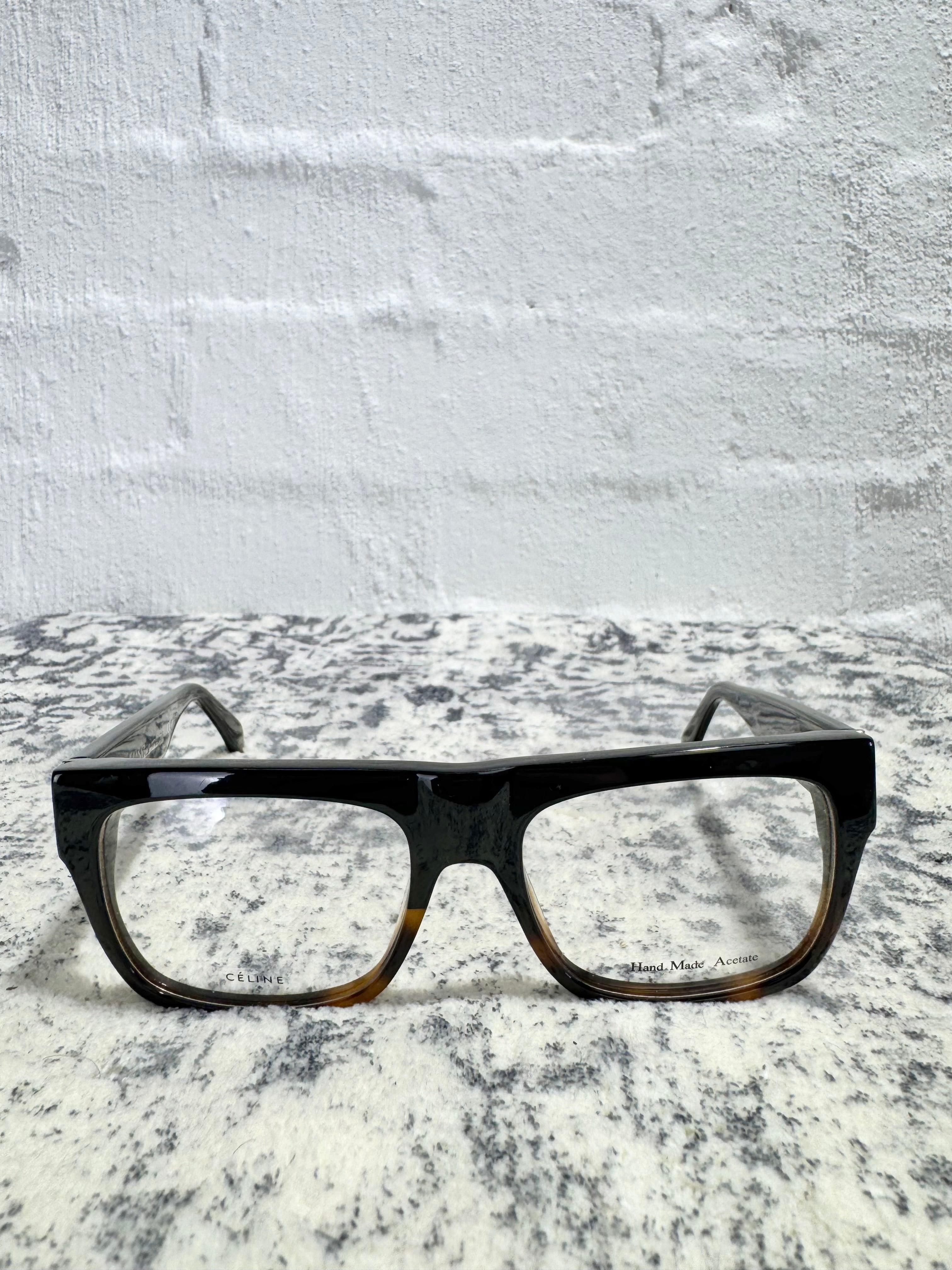 Céline Black and Tan Optical Glasses Frames