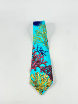 Fornasetti Silk 'Marinara' Coral Patterned Tie