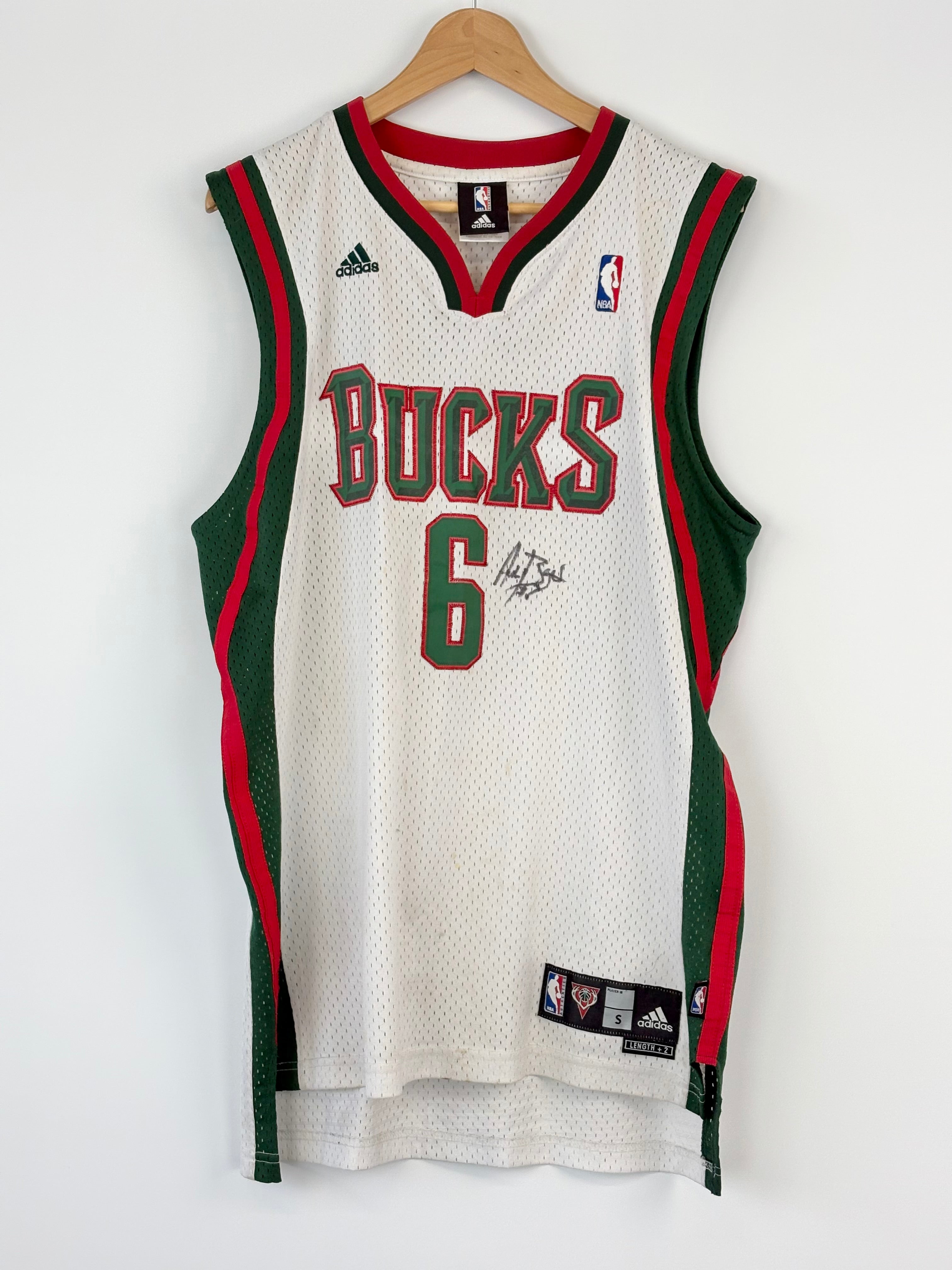 Signed Andrew Bogut NBA Milwaukee Bucks Jersey