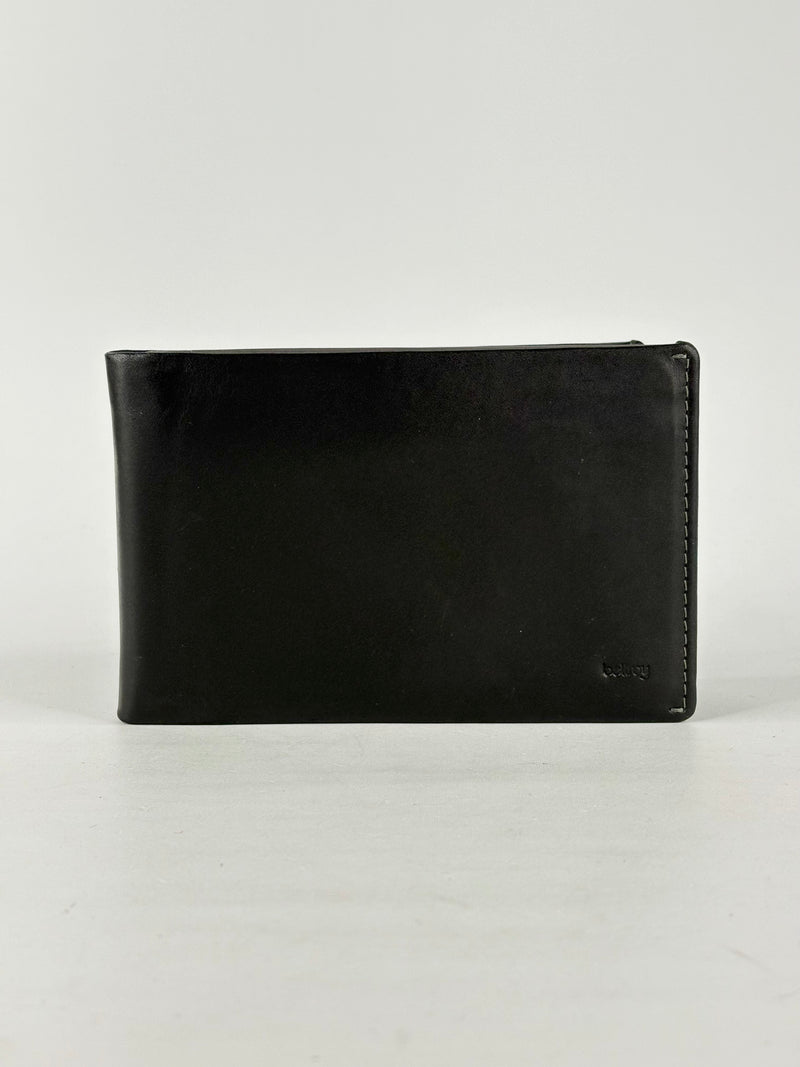 Bellroy Black Leather RFID Passport & Travel Wallet