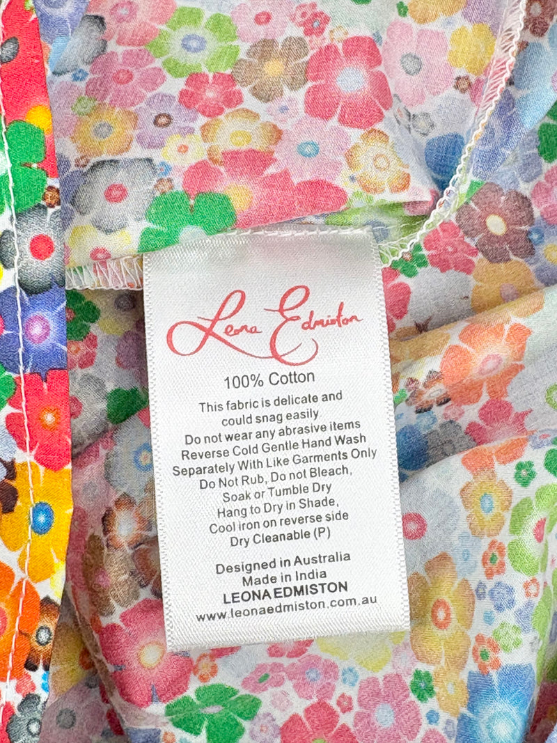 Leona Edmiston Multicolour Flower Pop 'Theodore' Dress - AU10