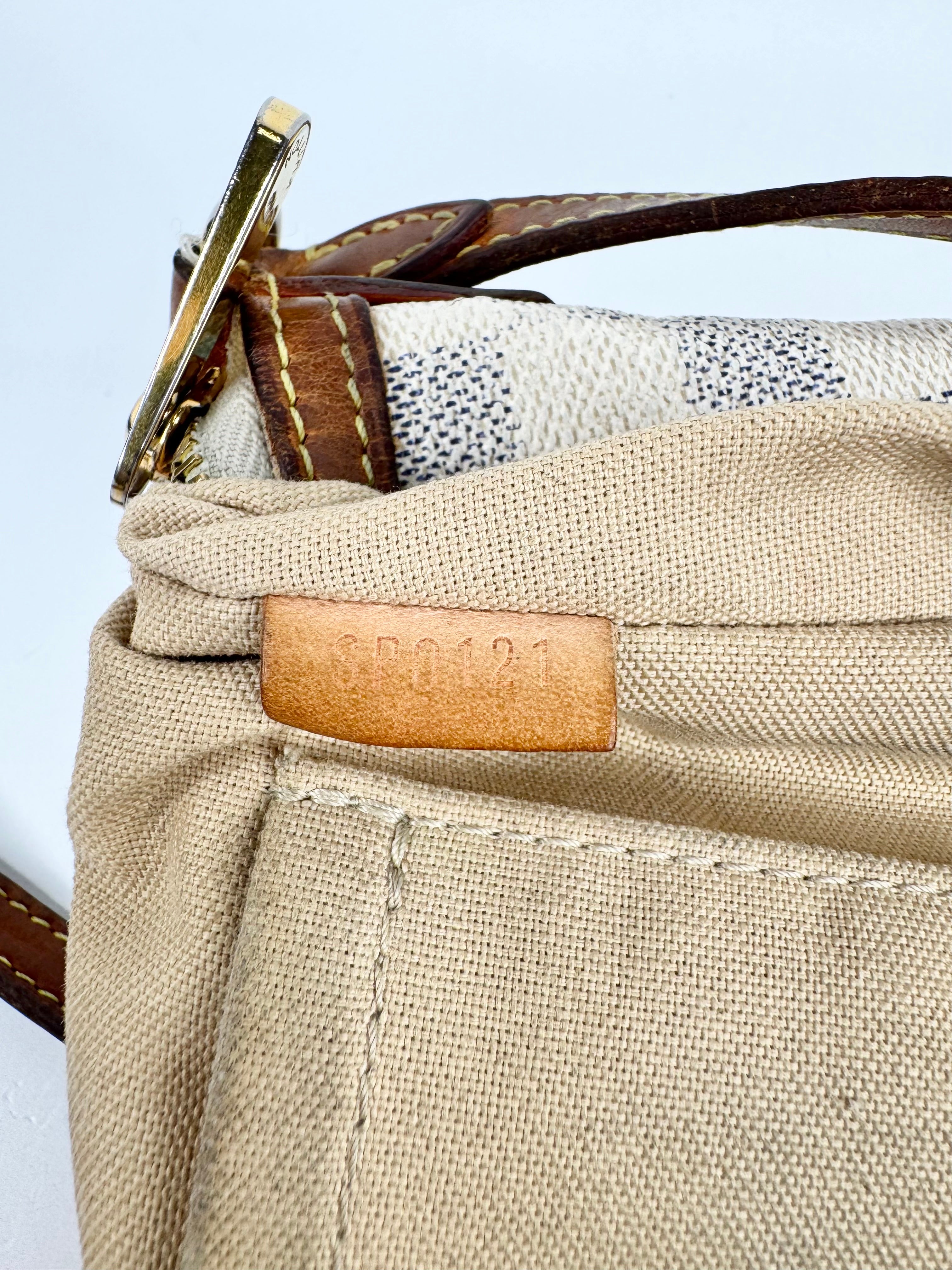 Louis Vuitton 'Siracusa' Cloth Handbag