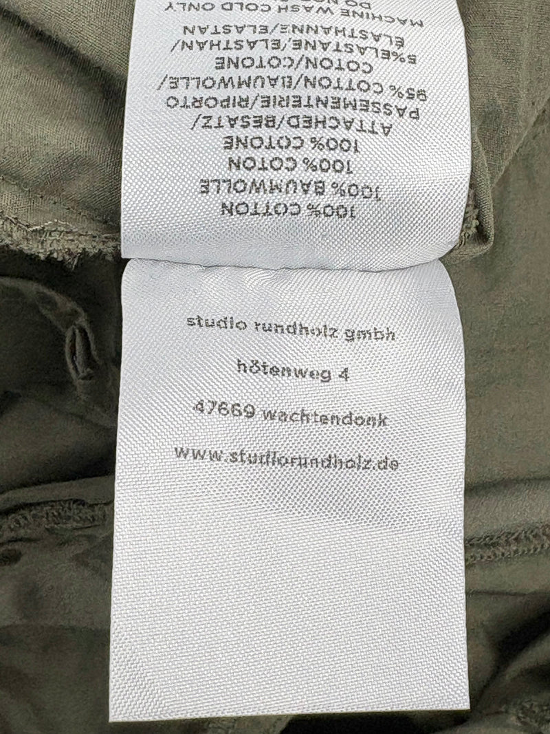 Studio Rundholz Black Label Olive Green Oversized Dress - AU12/14/16/18