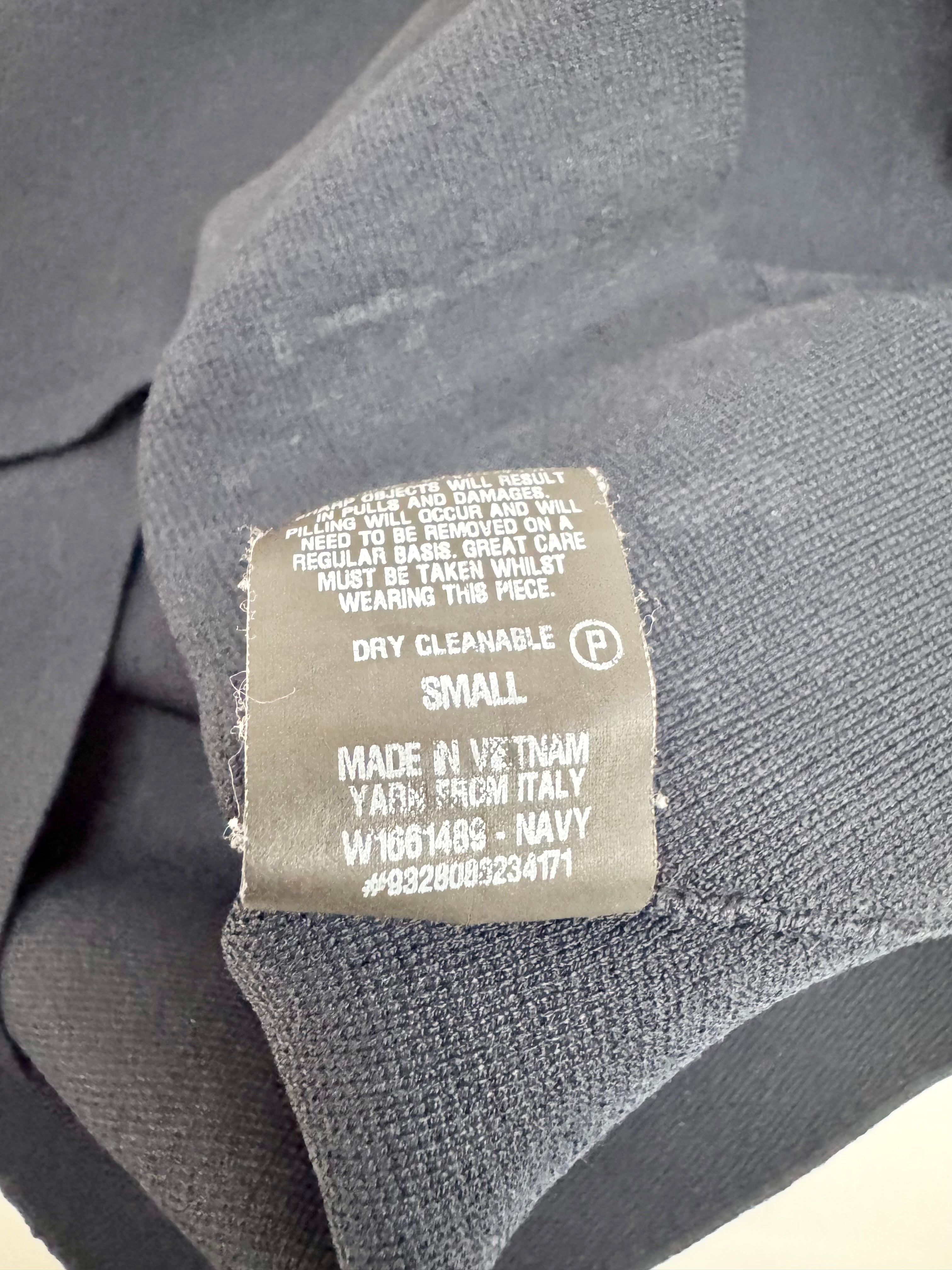 Scanlan Theodore Navy Asymmetrical Long Sleeve - AU8/10