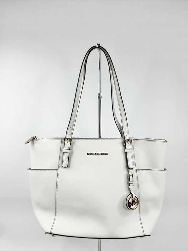 Michael by Michael Kors White Tote Bag
