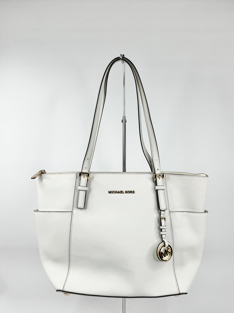 Michael by Michael Kors White Tote Bag