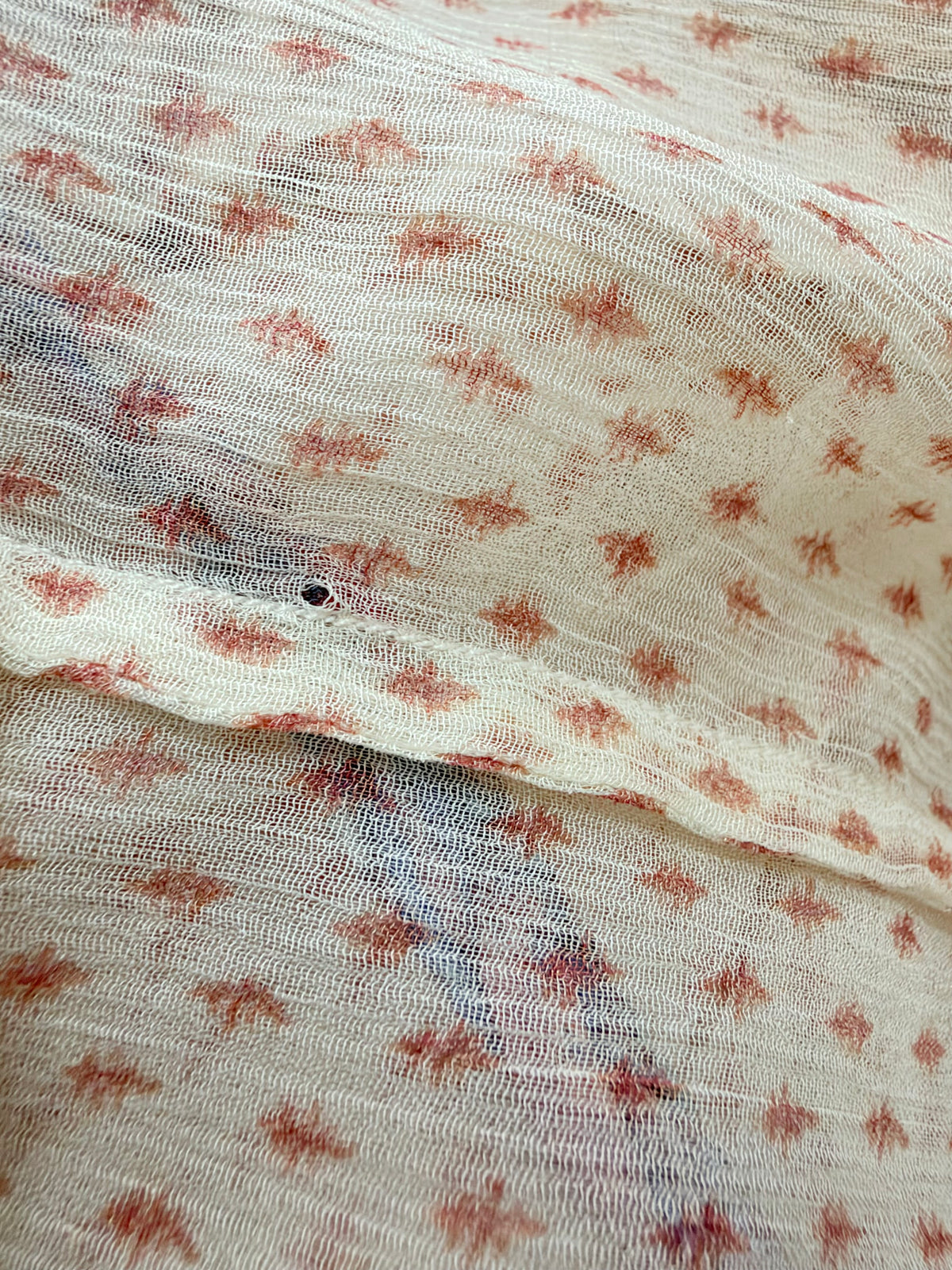 Zimmermann Peach Paisley Pattern Silk Floral Blouse - AU8/10