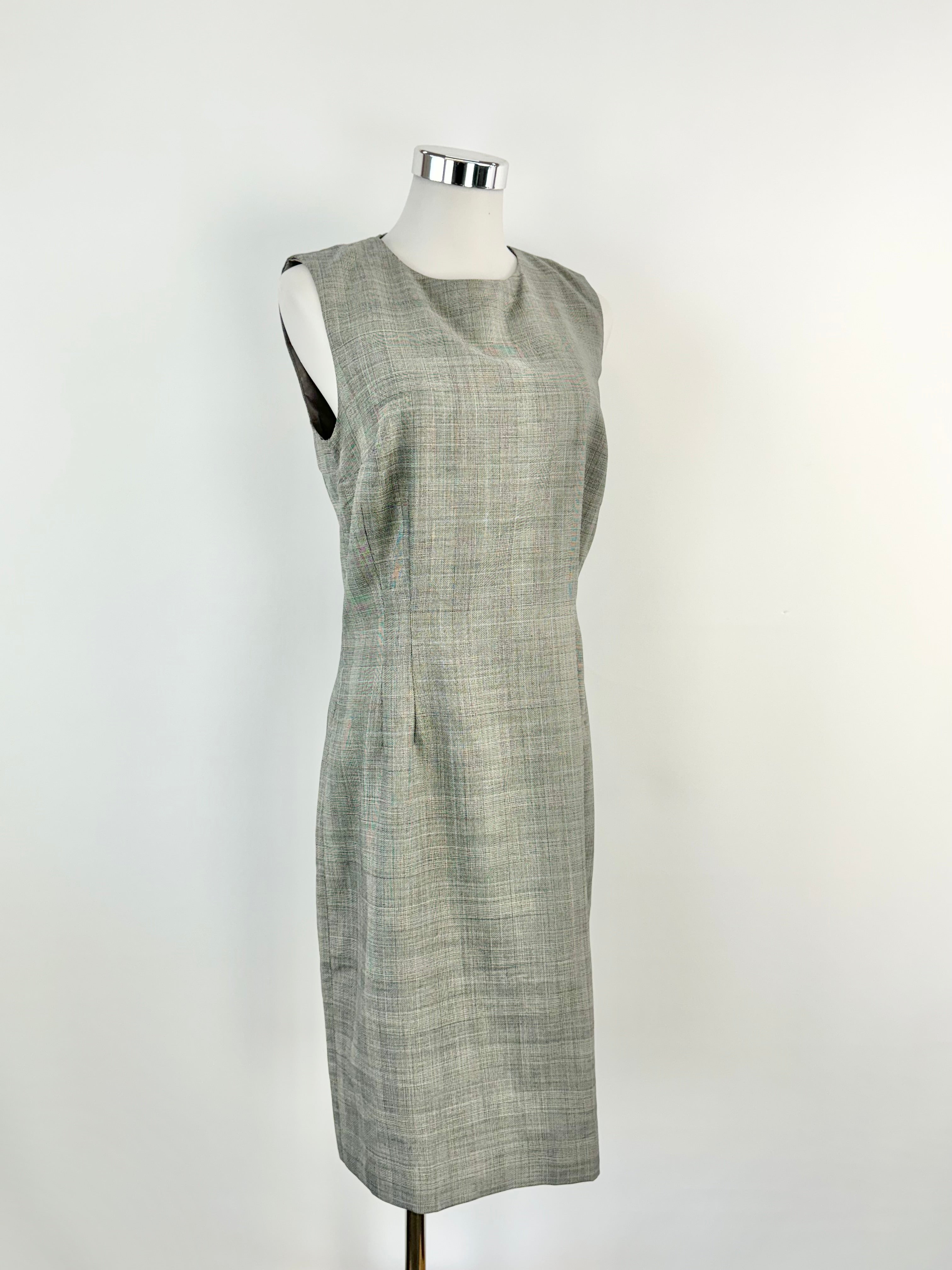 Jaeger Glen Plaid Midi Dress - AU10