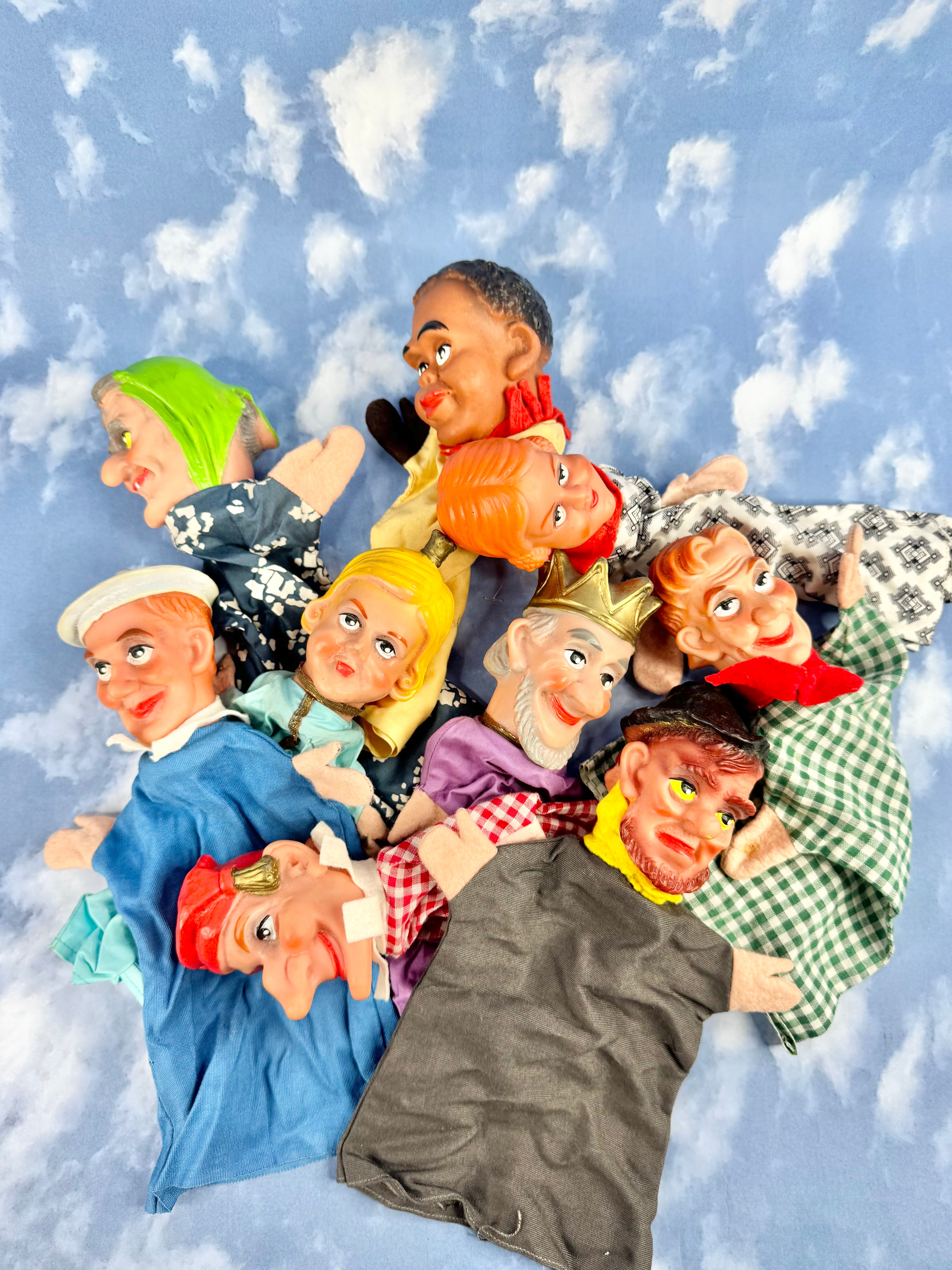 Set of 9 Hand Puppets