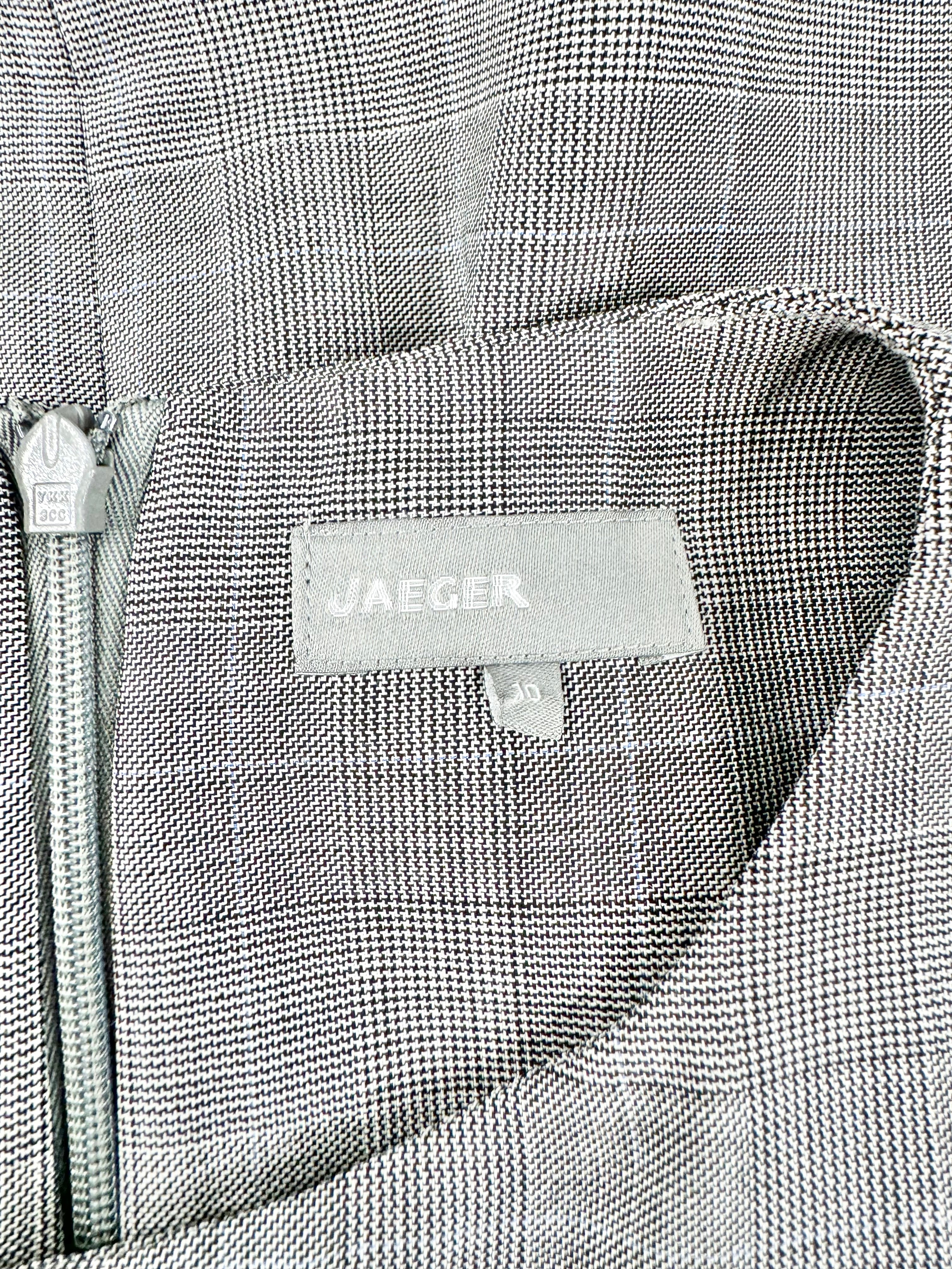 Jaeger Glen Plaid Midi Dress - AU10