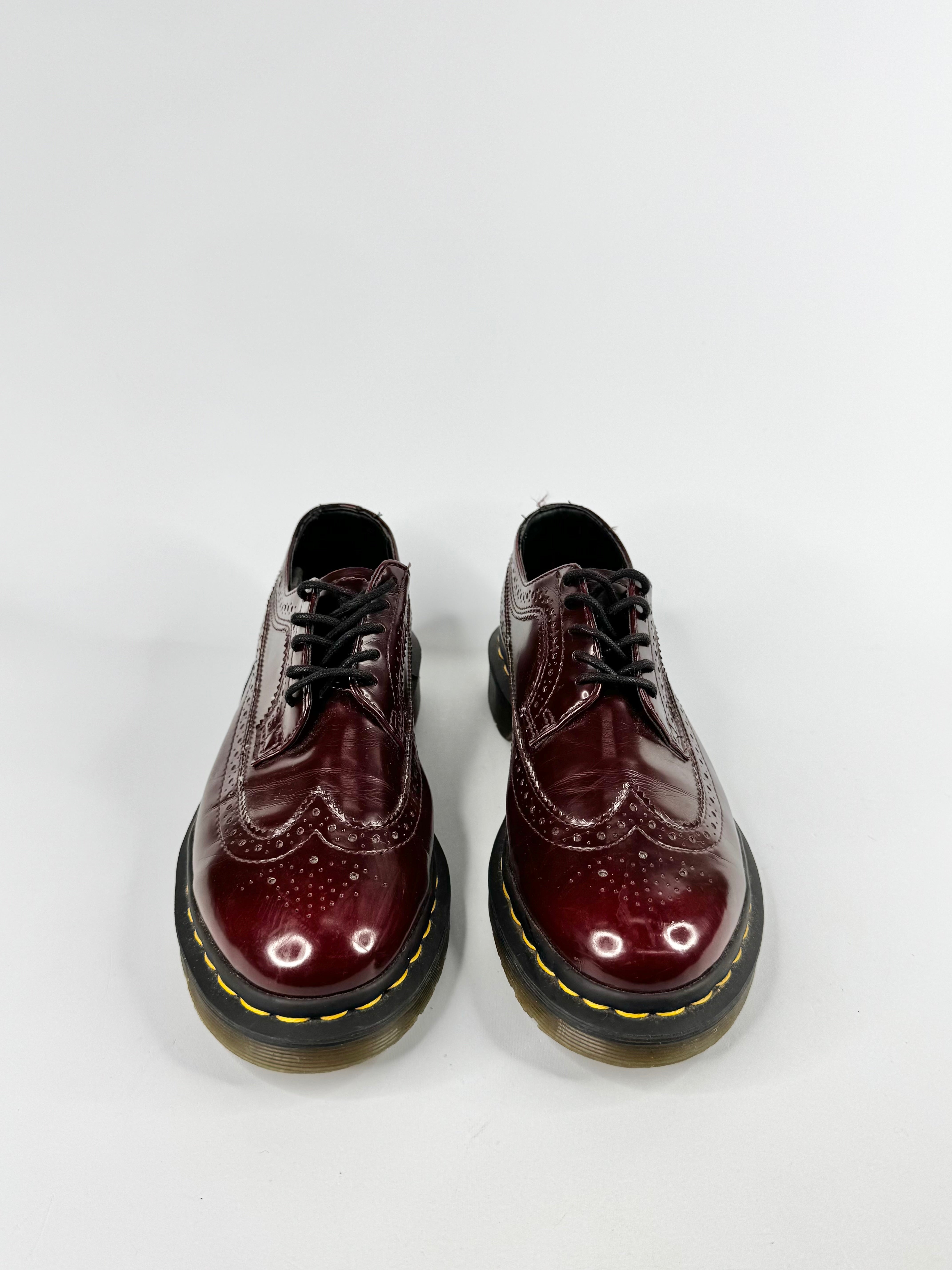 Dr. Marten Cherry Red Vegan Brogues - EU38