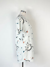 Kloke Patterned Silk & Cotton Shift Dress - AU10