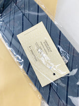 Giorgio Armani Cravatte Blue Grey Silk Tie NWT