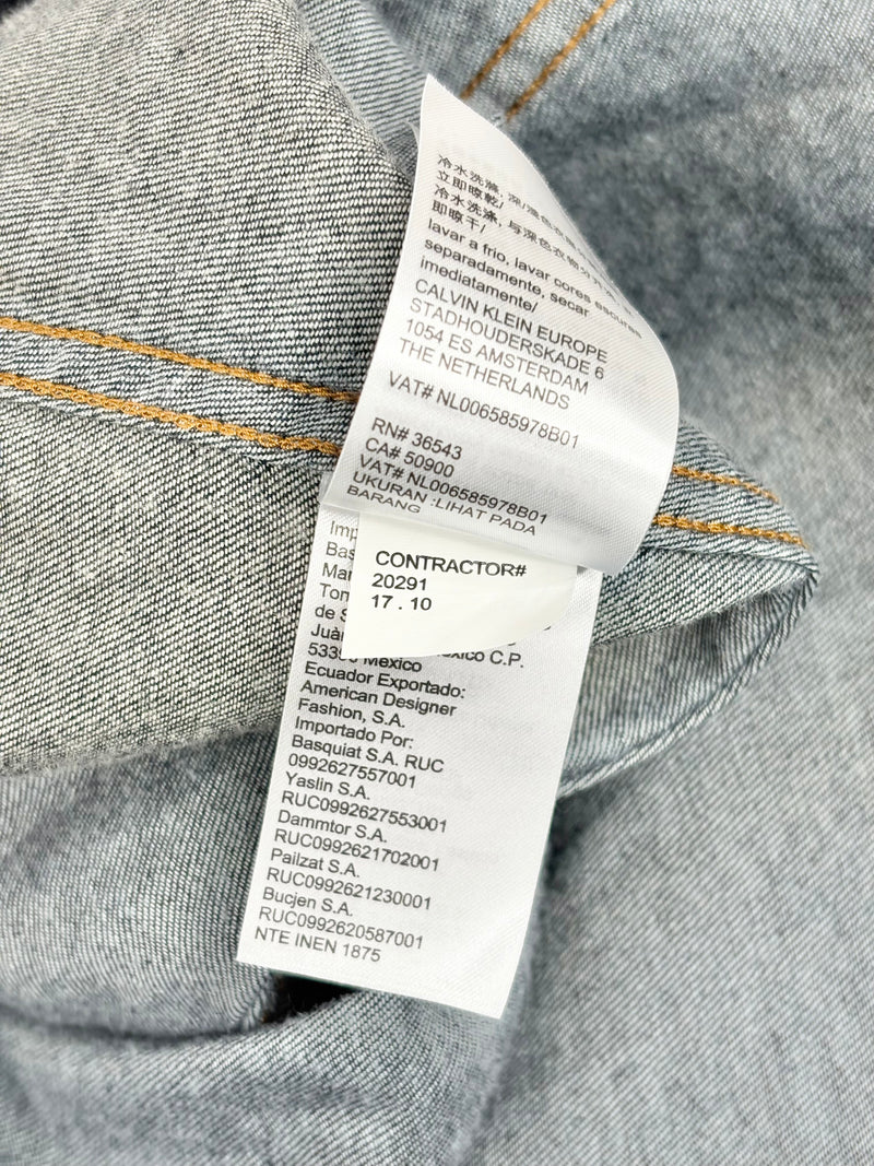 Calvin Klein Jeans Midnight-Blue Denim Coat - XL