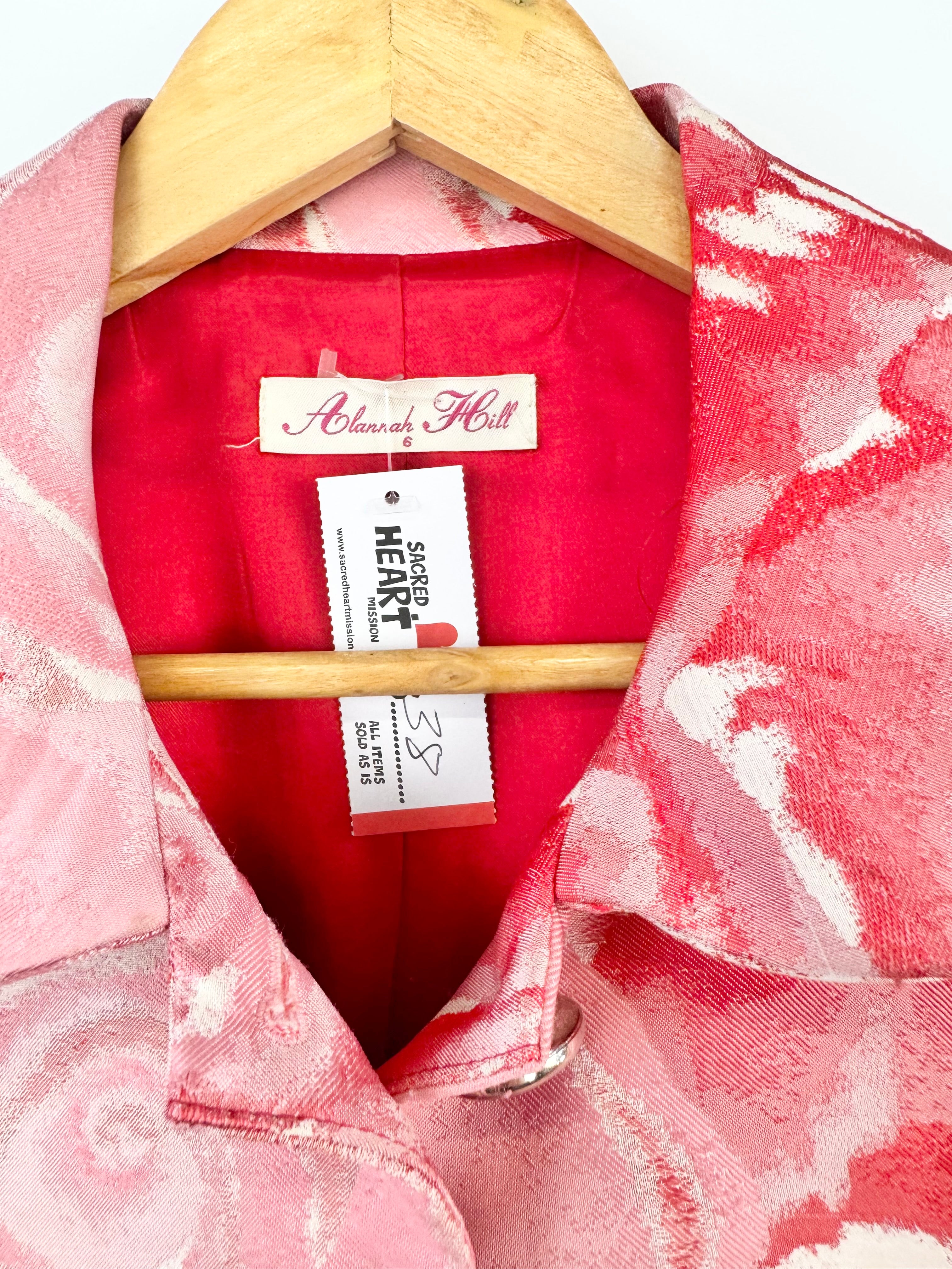 Alannah Hill 'She Roams the Halls' Rose Shaded Coat - AU6