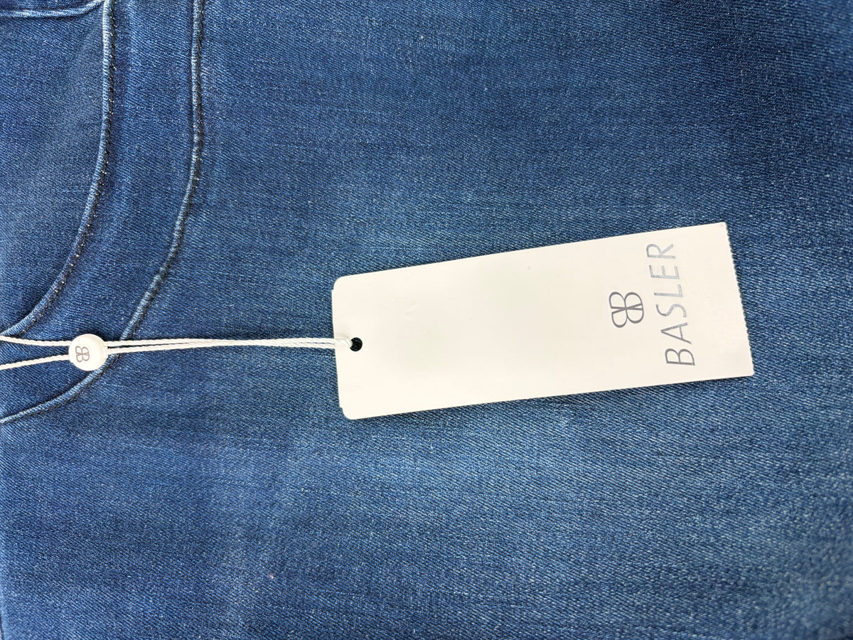 Basler Dark Blue Denim Pencil Skirt NWT - AU18