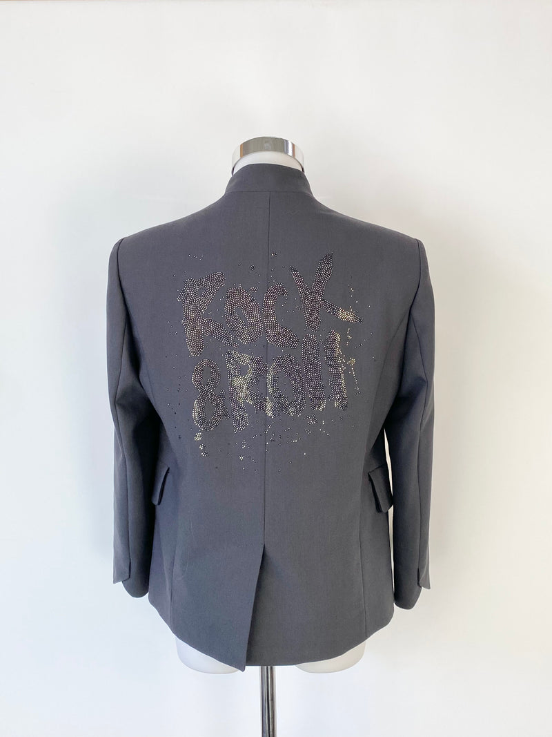 Zadig & Voltaire 'Verys Bis Rock Mirrored Bead Embellished Blazer - AU6