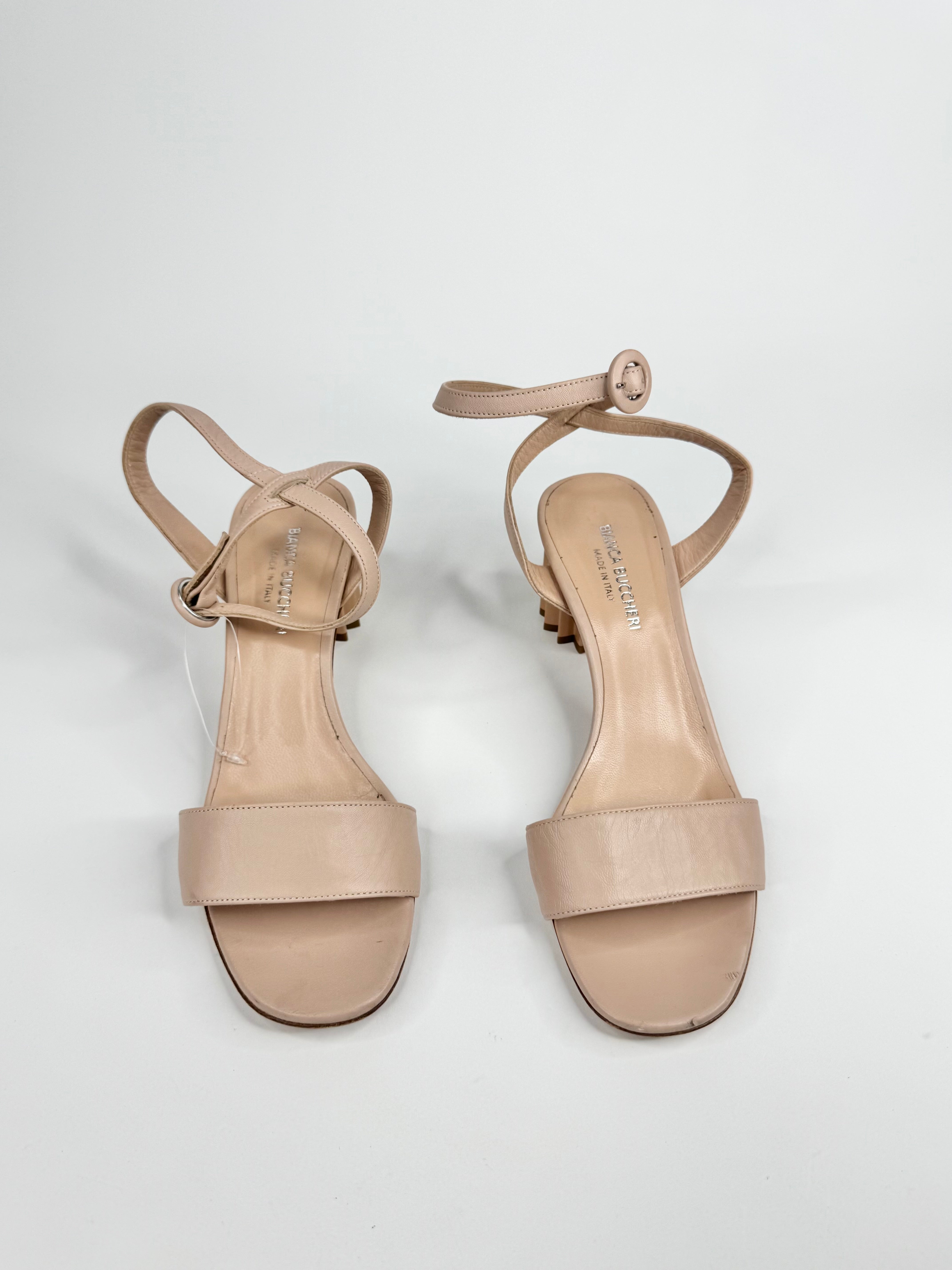 Bianca Buccheri Pastel Peach Sandals - EU38