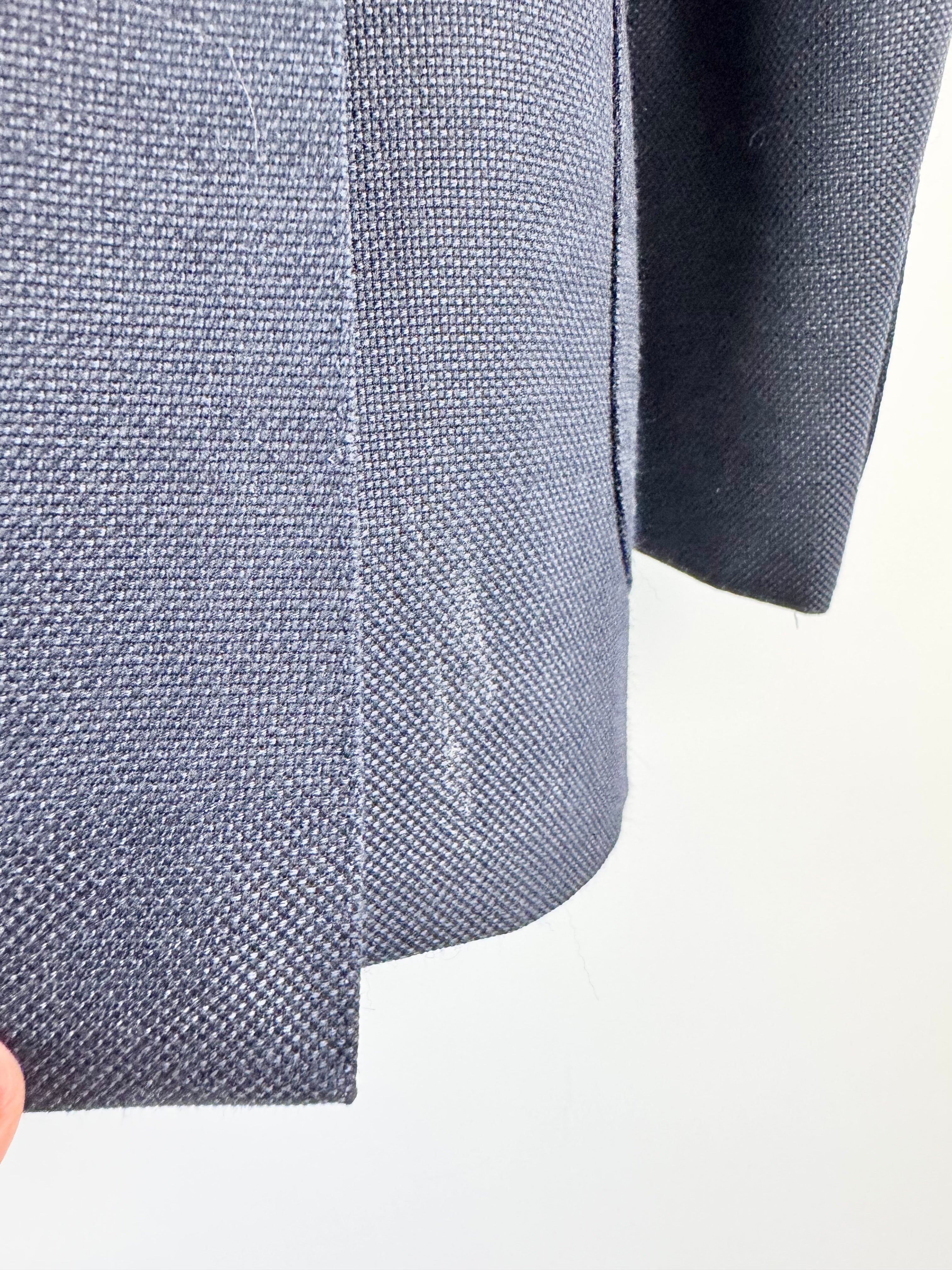 Tom Ford Single Breasted Indigo Wool, Mohair & Silk Blazer - 48R