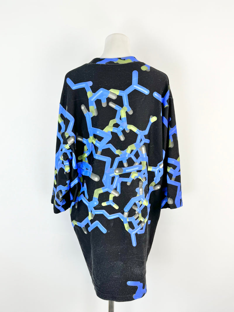 Christopher Kane Blue & Black Dress - AU10