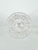 Vintage Walsh England Etched Glass Wine Glasses