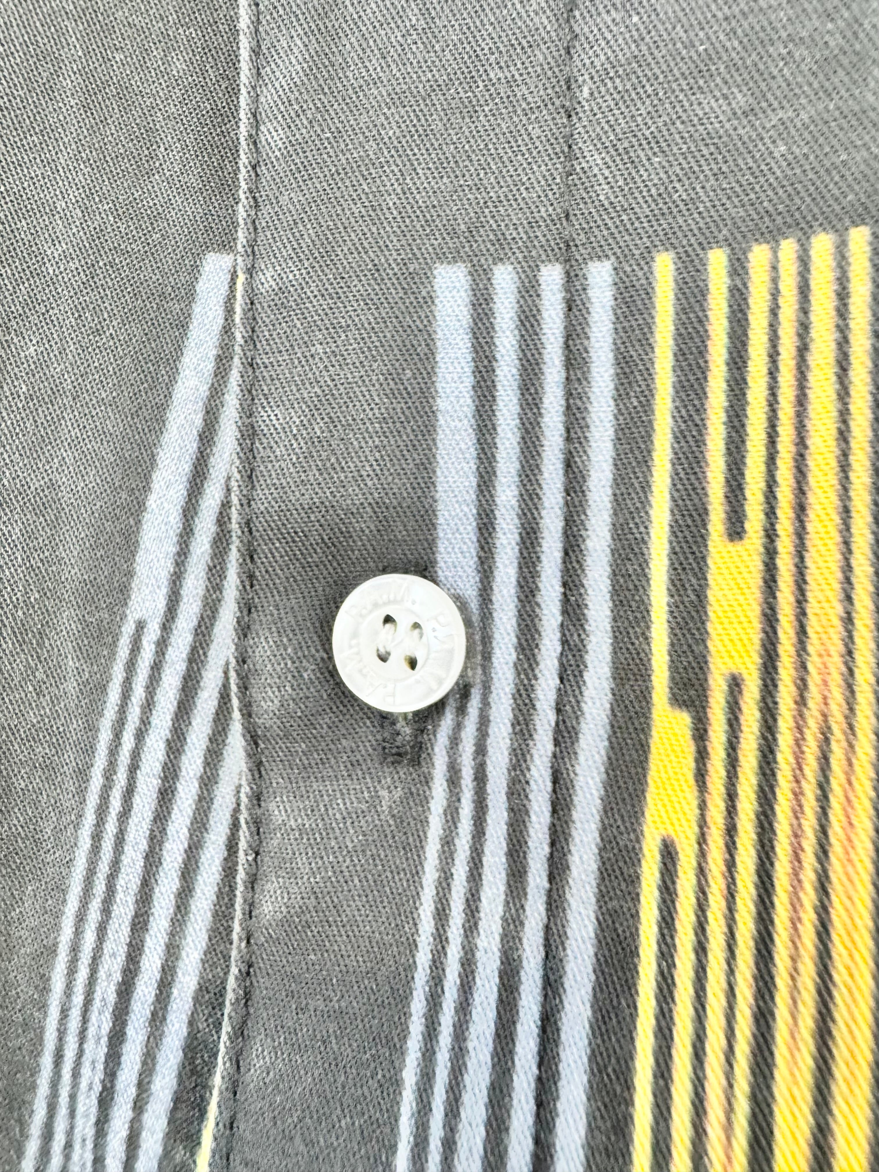 P.A.M 'Dolphin Duo Sono' Button Up Short Sleeve Shirt - M/L