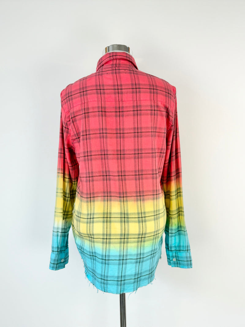 Amiri Multicoloured Plaid Shirt - S