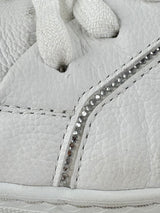 Paul Green White Leather Embellished Supersoft Sneakers - EU41.5