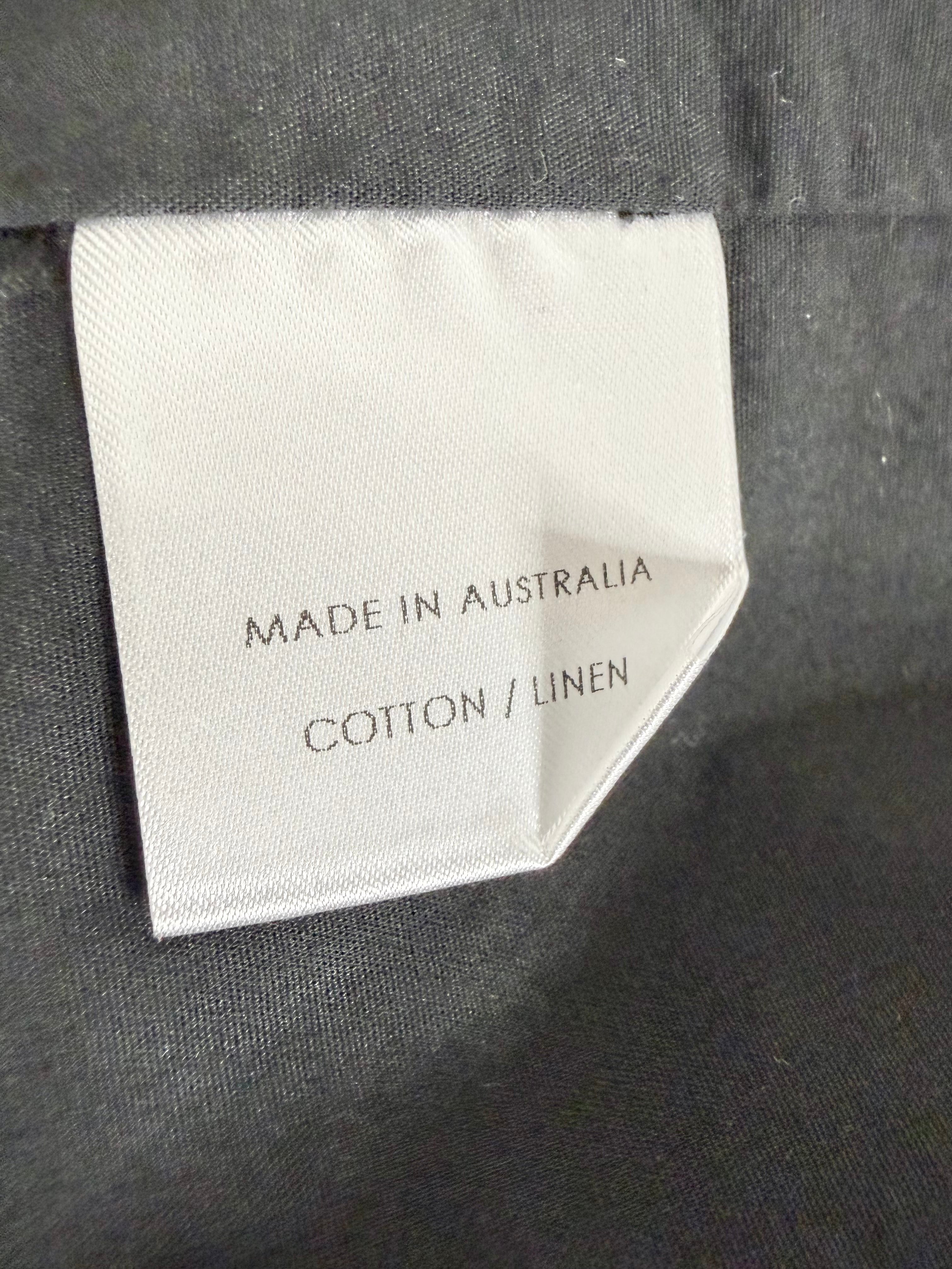 Magpie Goose 'Yarrun' Patterned Linen Skirt - AU14