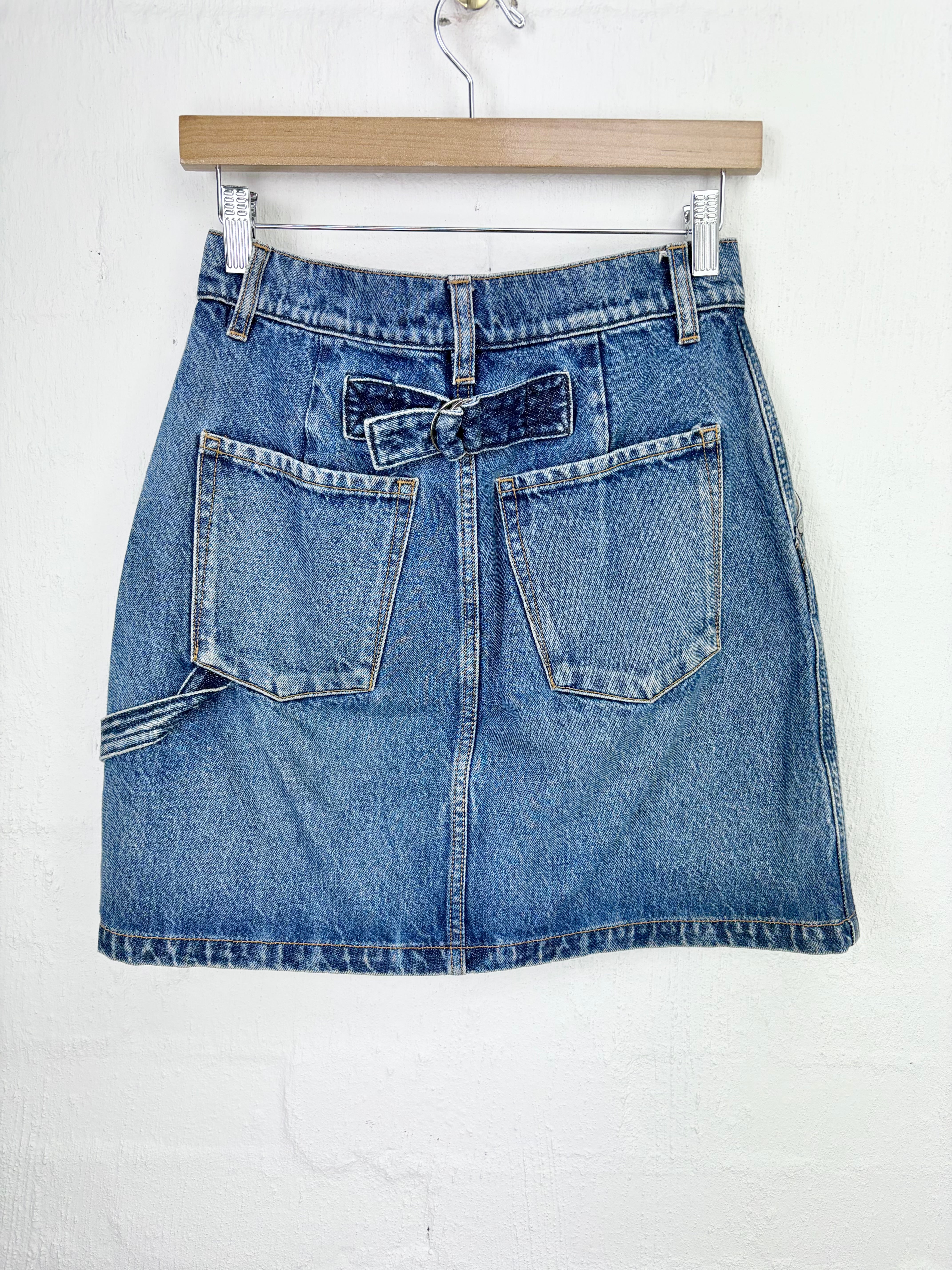 Nobody Denim Blue  'Studio Skirt' Miniskirt - 26