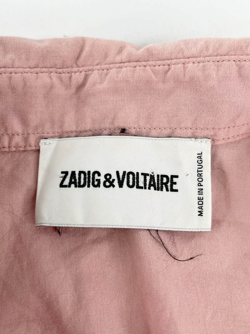 Zadig & Voltaire Pastel Pink 'Tyron' Top - AU12