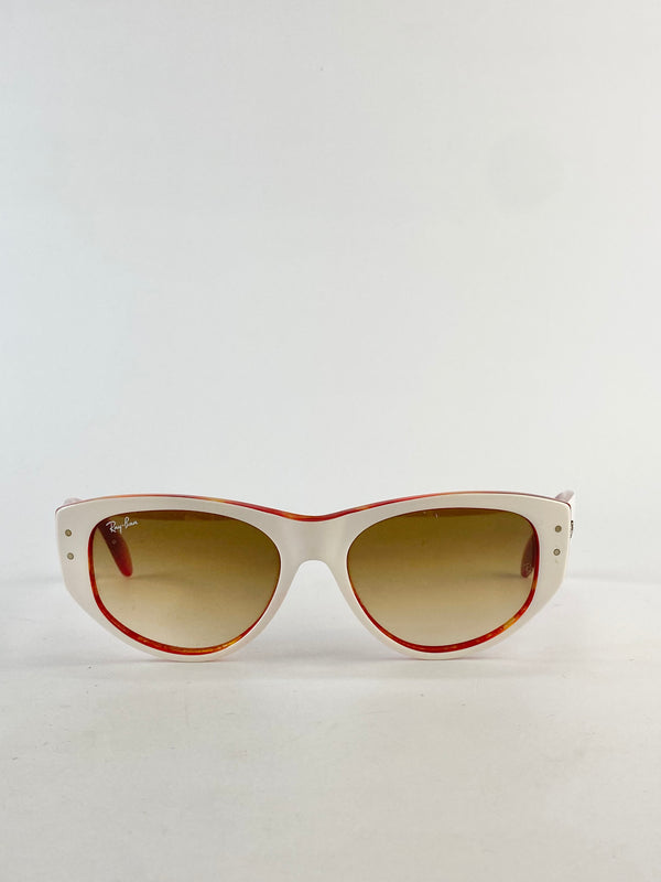 Ray Ban White & Red Vagabond RB4152 Sunglasses