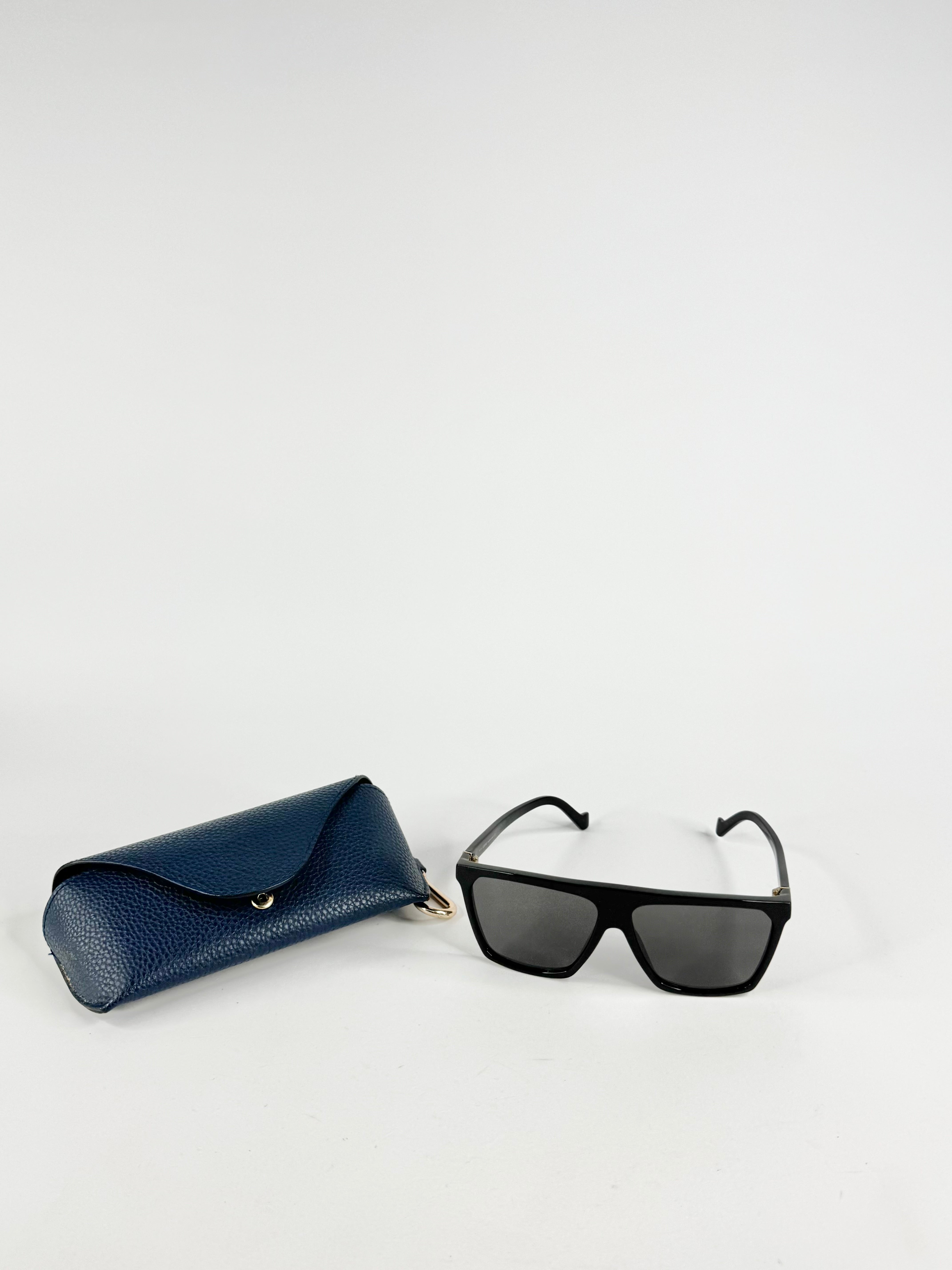 Loewe Grey Acetate Flat Top Sunglasses