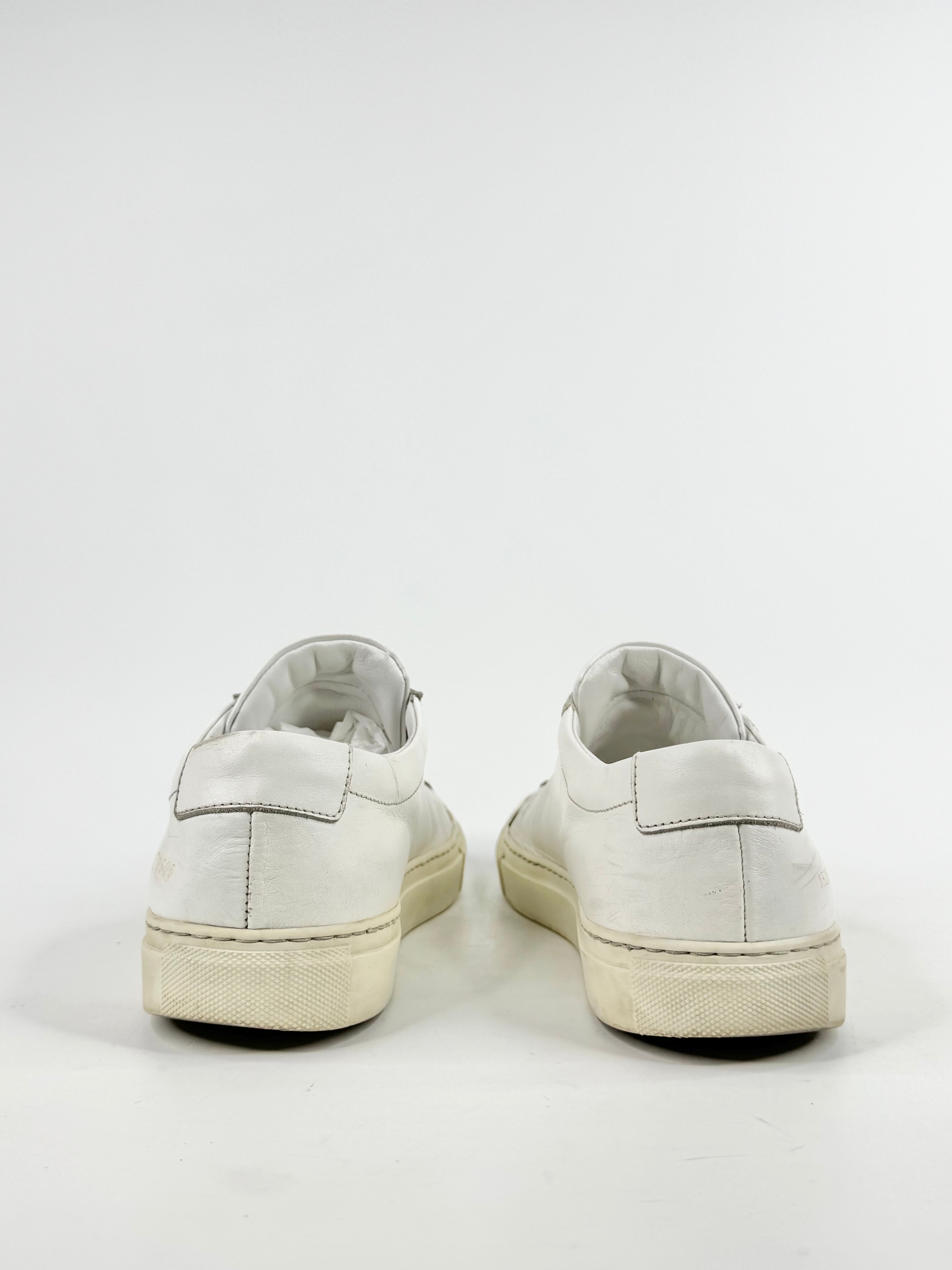 Common Projects White 'Achilles' Sneaker - EU42
