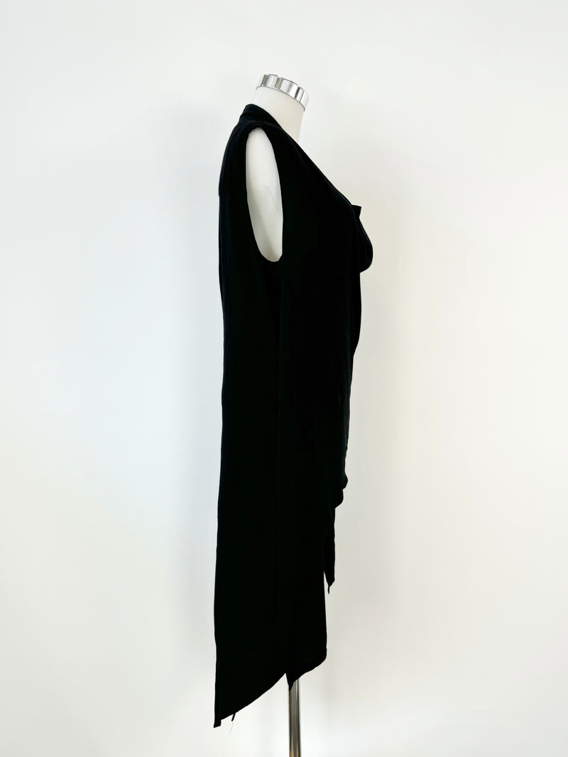 M. M. Sohn Black Crepe Dress -AU10