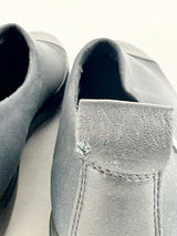 Ecco Black Leather & Gore-Tex Upper Slip Ons - EU42