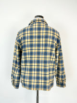 Corfu Jeans Blue & Yellow Wool Zipper Shirt - AU10/12